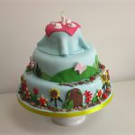 picnic outdoor tiered cake