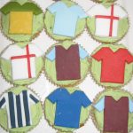 football shirt cup cakes